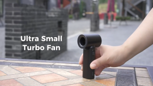 TMS Mini Turbo Portable Handheld Fan 100 Speed Air Cooler Strong Wind Long Lasting Battery - N610