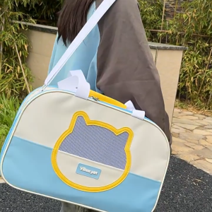 กระเป๋าเป้ใส่สัตว์เลี้ยง ขนาดใหญ่ พับได้ ระบายอากาศดี กระเป๋าแมว กระเป๋าหมา สะพายไหล่ได้ พกพาสะดวก Pet Carrier Backpack สำหรับเดินทาง