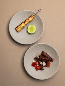 New Ceramic Dinnerware Set Original Clay Color Unglazed 7 Inch Deep Dish Home Use Creative Solid Color Clay Food Plate Dish