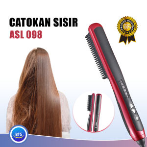 Catokan Sisir Rambut Smoothing ASL 098 Sisir Catok Pelurus Rambut Curly Original