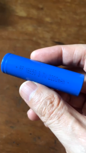 3.7V 18650 1500mAh Rechargeable Flat Battery Portable Battery