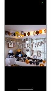 TẶNG BƠM KEO SỐ TUỔI - Set Trang Trí Sinh Nhật Combo Sinh Nhật Tông Màu Sang Trọng Cho Mọi Lứa Tuổi