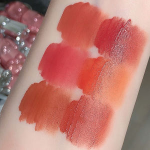 Creative Gentleman Bear Lip Mud Matte Velvet Lip Glaze Lip Glaze Pelembab Bibir Yang Tahan Lama COD -🌈Ninestar