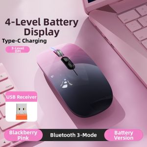 SiliconPower | Wireless Bluetooth Silent Charging Mouse for Women Office High Aesthetics 2025 New Edition