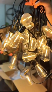 Keycool Solar Light Bulb Fairy Light Christmas Light LED String Lights Outdoor Wedding Party Light
