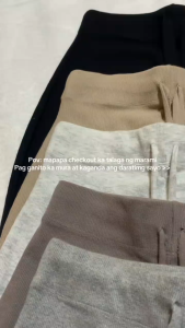 HARPER Highwaist Knitted Wide Leg Pants | Korean Rib Style Comfy & Trendy