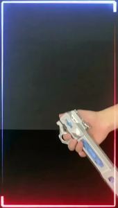 2 in 1 RGB Lightsaber LED Flashing Sword Light Up Laser Sword Kids Cosplay Party Toy Boys Girls Gift