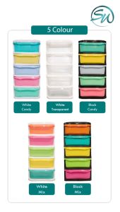 【Woody】Widened 5-Layer drawer cabinet multi-purpose color storage drawer