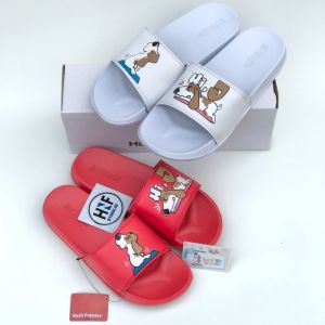 Sandal Hush Puppies Hi J V2 Merah Sendal Selop Cewek Model Kekinian