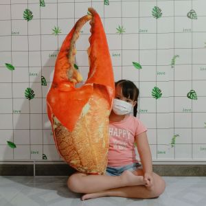 GẤU BÔNG CÀNG CUA SIZE LỚN GỐI ÔM CÀNG CUA GỐI ÔM 3D CHO BÉ VẢI NHUNG MỊN 100% GÒN MỀM MỊN GIÁ RẺ