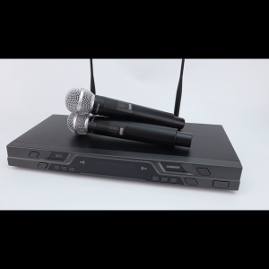 SHURE/XR2 Microphone for Videoke Wireless Microphone UHF Dual Handheld 100m IR Sync XLR 6.35mm KTV Stage
