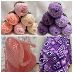 6pcs Mixed Colors Yarn Milk Cotton Yarn Combination Crochet Knitting Yarn Set for Handmade DIY Crafts Sweater Scarf Knitting