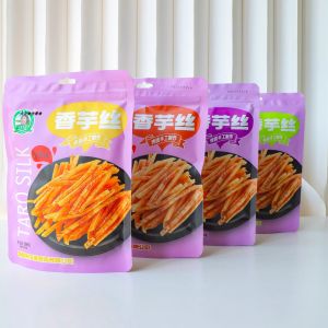 Handmade Coconuts Shredded Fried Snack Crispy Salty 100gx5 Bags Guo Feng Xiu Taro Strip Snacks Chinese Dry Fruit And Nut Snacks