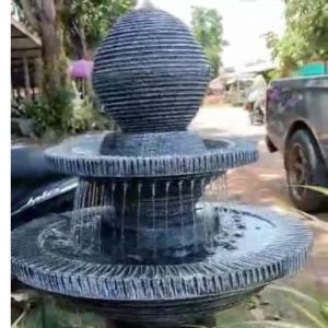 ชุดน้ำล้น 2 ชั้น น้ำตก น้ำพู น้ำล้นแต่งสวน น้ำล้นตั้งพื้น น้ำพูจัดสวน น้ำพูหน้าบ้าน เสริมฮวงจุ้ย