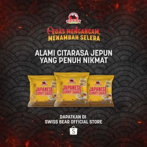 Swiss Bear Premium Japanese Curry Sauce 500g Sos Kari Jepun Halal