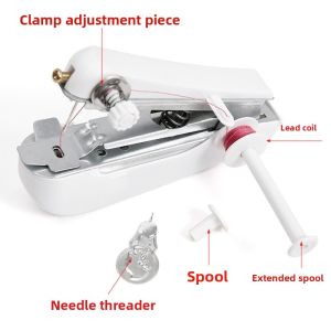 Authentic Mini Handheld Sewing Machine Home Use Portable Tailoring Simple Design Compact Size DIY Sewing Tools And Materials
