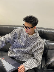 American Luxury Hoodie Sweatshirt Fleece Lined Lazy Style Perfume Wind Design Casual Loose Fit Long Sleeve Youth Fashion