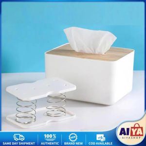 ★Same Day Shipping★ Creative Spring Holder for Tissue Box Automatic Lift Spring Loaded Tissue Box Tissue Spring Bracket Car Tissue Box Spring Holder LZC-Tissue-Box-Spring