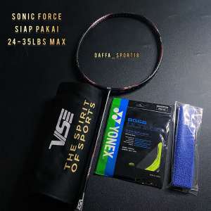 Raket Badminton VSE SONIC Original Free Tas Dan Grip