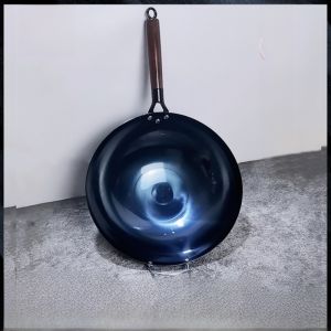 Thickened Iron Wok Traditional Chinese Restaurant Style Gas Stove Compatible Non-coated Rust-resistant Cooking Utensil