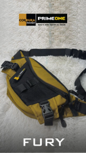 Primene Fury Crssbelt Bag in Mustard color