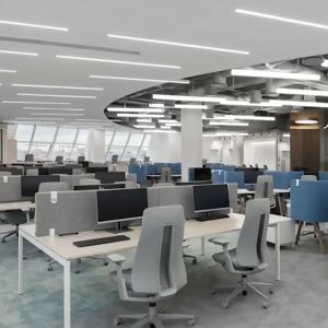 【5 PCS】LED Tube Light for Ceiling 120*7CM Super Bright Office Linear Ceiling Light Eye Protection Indoor Flat Tube Light 220V