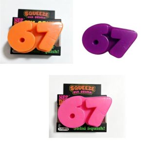 2026 New Hot Type 67 Slow Rebound Pinching and Stress Relief Toy with Soft and Sticky Texture Healing and Stress Relief Gift