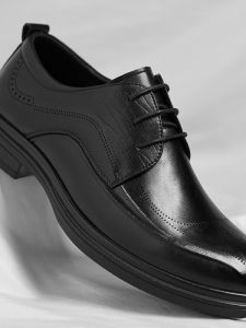 Versatile Lace-up Leather Shoes for Men