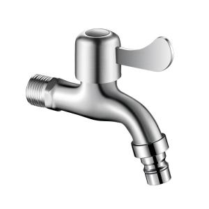 Stainless Steel Single Cold Water Tap 1 Inlet 2 Outlets 4 Divisions
