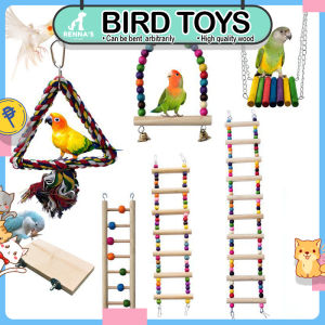 Rennas Bird Toys For Bird Parrot Toys Hanging Toys Bird Cage Toy Bird Accessories For Love Birds