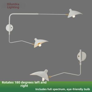 DILUNBIYA | Creative Wall Light Dual Head Long Arm Reading Light