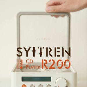 SYITREN R200 CD Player 3600 mAh Battery 2 Way Bluetooth Support Common CD Discs & Mini CD ( WHITE )