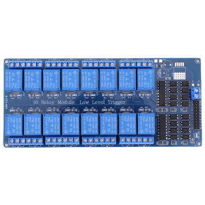 VODOOL 16 Channel Relay Module Board Shield with Optocoupler Microcontrollers Interface Power Relay 5V for Arduino Raspberry Pi
