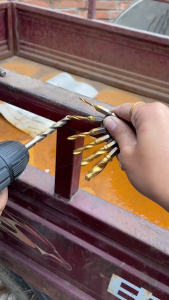 CASTA Mata Bor 6PCS Pembuat Ulir Drat Drill Tap Set Hex Twist Spiral Tapper Mata Bor Drat