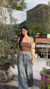 กางเกงยีนส์ผู้หญิง ขายาว ขากระบอก เอวสูงผ้าไม่ยืด มีไซส์ S-XL สินค้างานตริงสวยมาก พร้อมจัดส่งทุกวัน😯🌊🌈