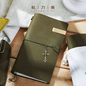 Vintage Olive Green Travel Notebook