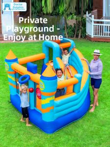 Doctor Dolphin | Jumping Bed Slide Toy Children Inflatable Castle
