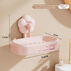 TIANHANYU | Suction Cup No-Drilling Drainage Wall Mount Soap Dish 2025 New Model