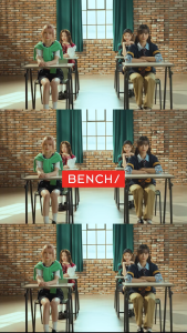 BENCH- YWD0176 Bench x Unis Womens Solid Walking Shorts