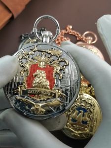 Stainless steel strap Harry Potter music box pocket watch music box Slytherin Gryffindor birthday gift Childrens Day gift