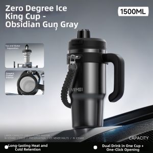 Large Capacity Insulation Thermos Cup Ceramic Liner