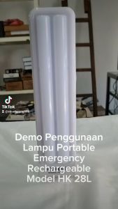 CMOS Lampu Emergency Portable Rechargeable Model HK-28L
