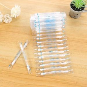 Disposable Iodine Cotton Swabs Individually Wrapped Iodophor Swabsticks Povidone Wound Care Qtips for First Aid Travel & Home