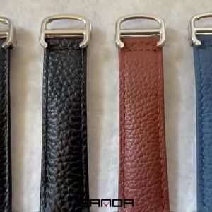SANDA Couple Tank Watches Wear Resistant Leather Strap Luxury Square Dial 30M Waterproof Sports Casual Women Men Quartz Watches