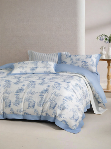 Mercury | 60-Count Long Staple Cotton Sateen Bedding Sets 4-Piece