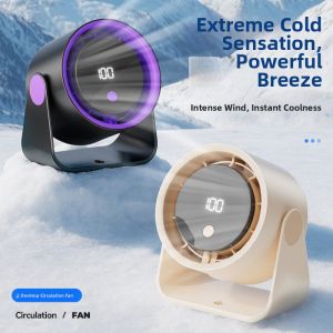 Quiet Cooling Tabletop Wall-Mounted Electric Fan