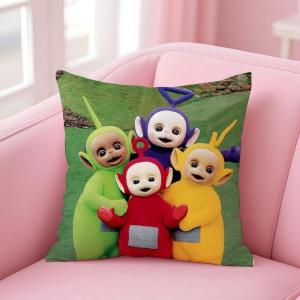 Cute T-TeletubbiesS Cushion Cover Comfortable Reversible Pillow Cover Ideal for Car Sofa Bedroom & Beyond
