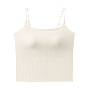 miiow | Wireless Strap Vest Womens Integrated Padded Backless Seamless Summer Bra Underwear Base Layer Beautiful Back Top