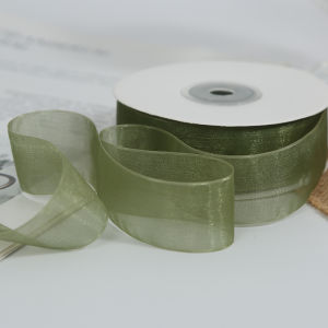 2.5 Transparent Ribbon Organza Tape Chiffon Ribbon Ribbon Ribbon/Colored Ribbon Cloth Bouquet Packaging DIY Jasmine Flower