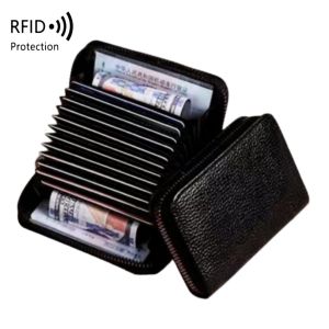 ติดเทรนด์ 2025 !! OdeeShop ​กระเป๋าบัตร กระเป๋า​ใส่บัตร​ กระเป๋า​นามบัตร ธนบัตร เหรียญ​ หนังแท้​ หลายช่อง มี​ 5 สี (OD604)